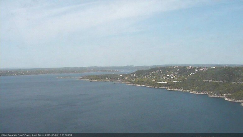 Lake Travis webcam, March 28, 2019 11:55 AM CT