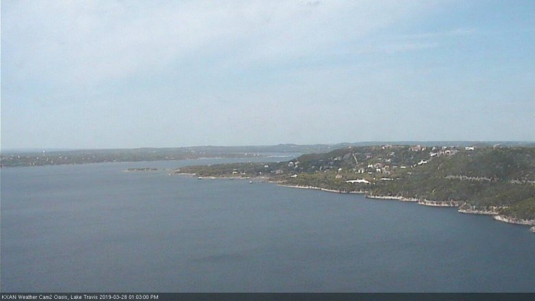 Lake Travis webcam, March 28, 2019 12:05 PM CT