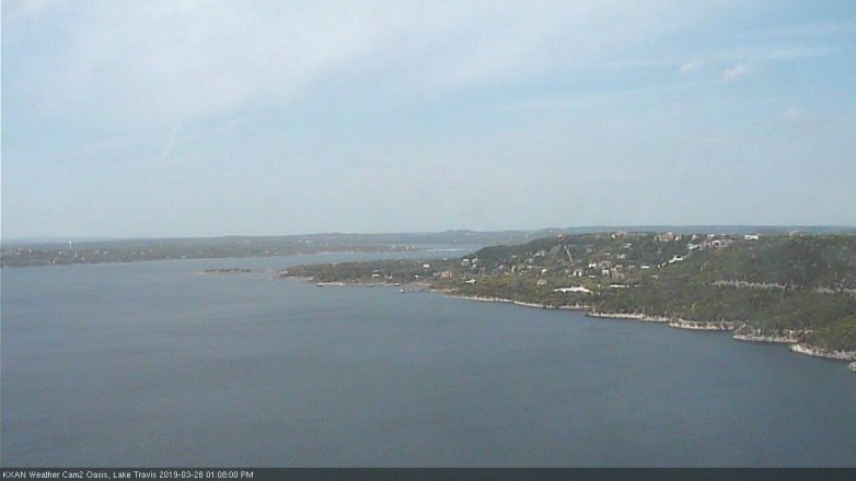 Lake Travis webcam, March 28, 2019 12:10 PM CT
