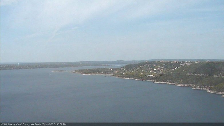 Lake Travis webcam, March 28, 2019 12:15 PM CT