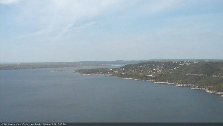 Lake Travis webcam, March 28, 2019 12:20 PM CT