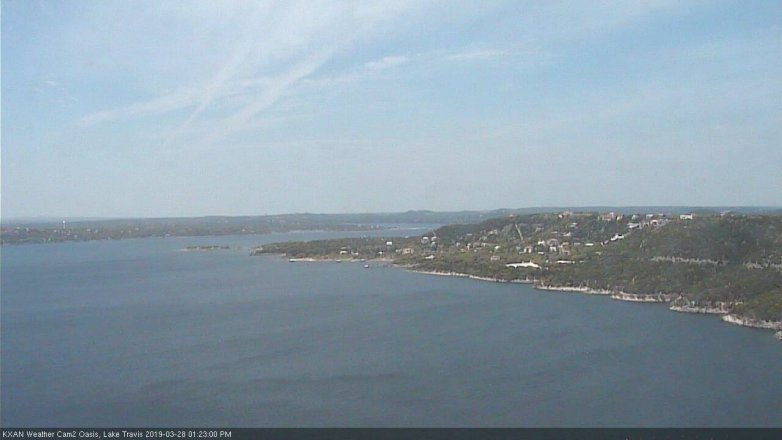 Lake Travis webcam, March 28, 2019 12:25 PM CT