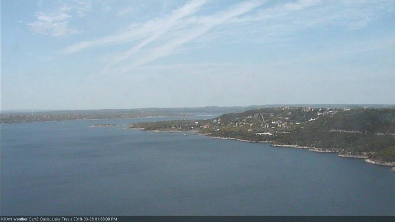 Lake Travis webcam, March 28, 2019 12:35 PM CT