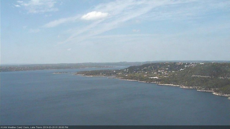 Lake Travis webcam, March 28, 2019 12:40 PM CT