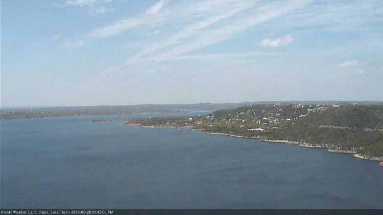 Lake Travis webcam, March 28, 2019 12:45 PM CT