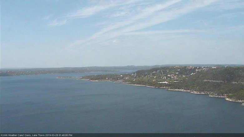 Lake Travis webcam, March 28, 2019 12:50 PM CT