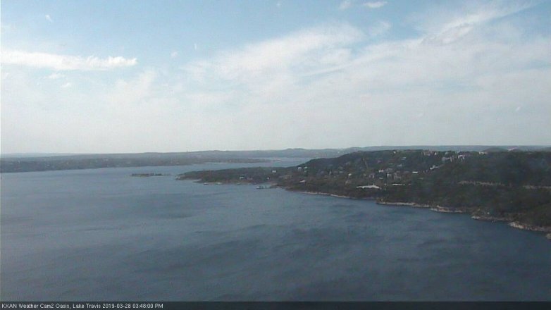 Lake Travis webcam, March 28, 2019 2:50 PM CT
