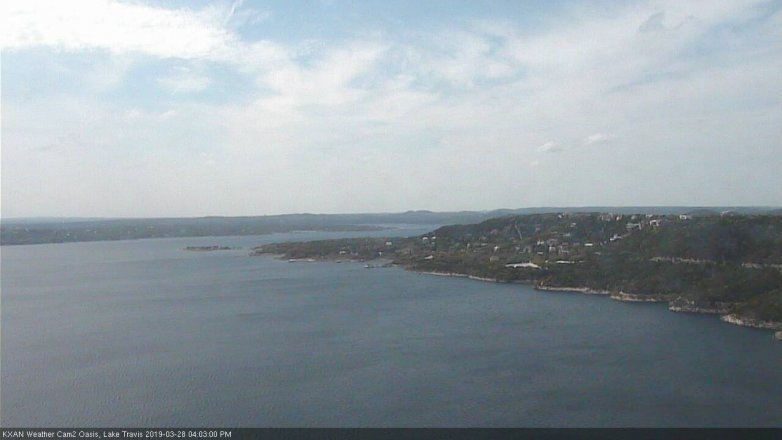 Lake Travis webcam, March 28, 2019 3:05 PM CT