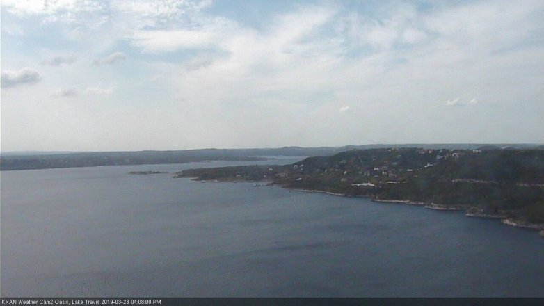 Lake Travis webcam, March 28, 2019 3:10 PM CT