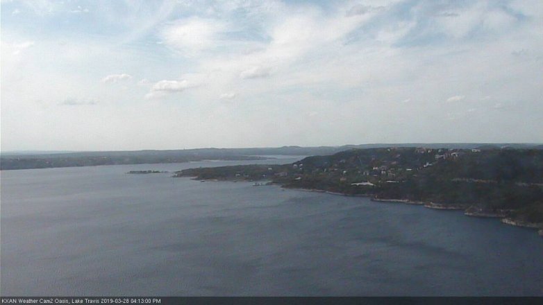 Lake Travis webcam, March 28, 2019 3:15 PM CT
