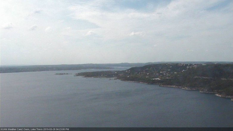 Lake Travis webcam, March 28, 2019 3:25 PM CT