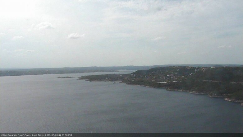 Lake Travis webcam, March 28, 2019 3:35 PM CT