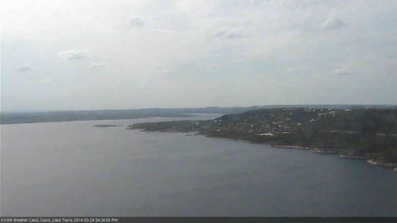 Lake Travis webcam, March 28, 2019 3:40 PM CT