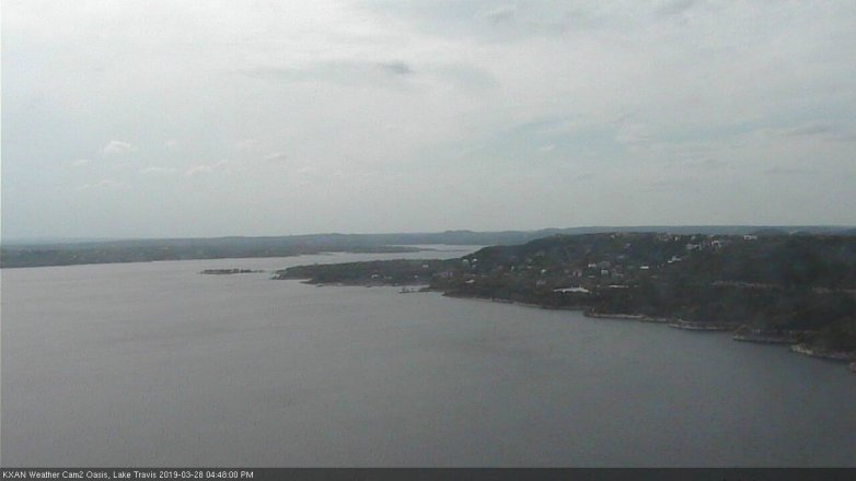 Lake Travis webcam, March 28, 2019 3:50 PM CT