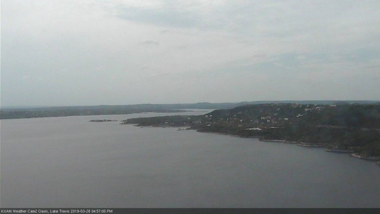 Lake Travis webcam, March 28, 2019 4:00 PM CT