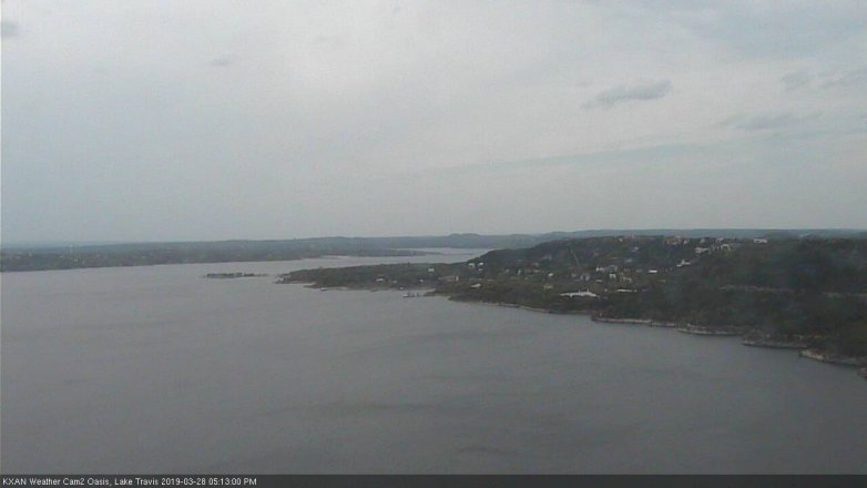 Lake Travis webcam, March 28, 2019 4:15 PM CT