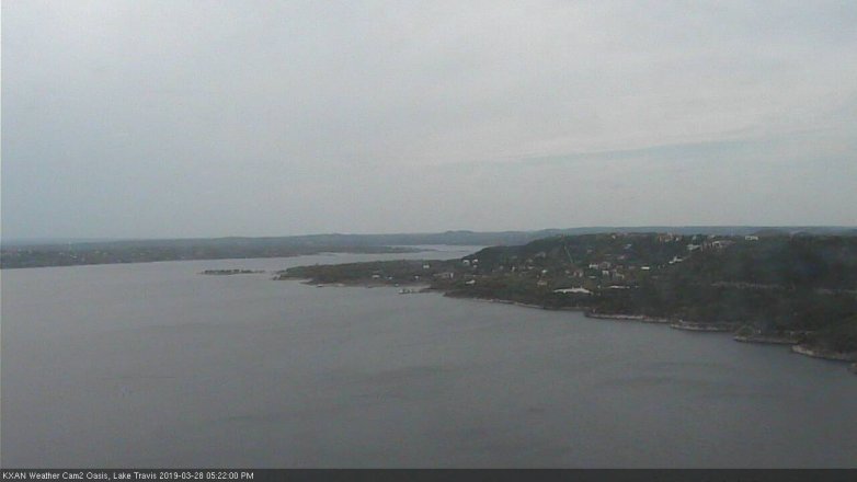Lake Travis webcam, March 28, 2019 4:25 PM CT