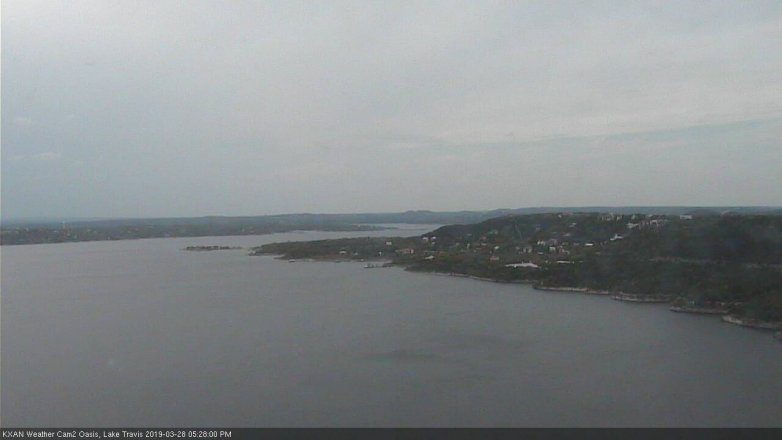 Lake Travis webcam, March 28, 2019 4:30 PM CT