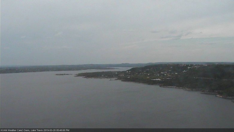 Lake Travis webcam, March 28, 2019 4:50 PM CT