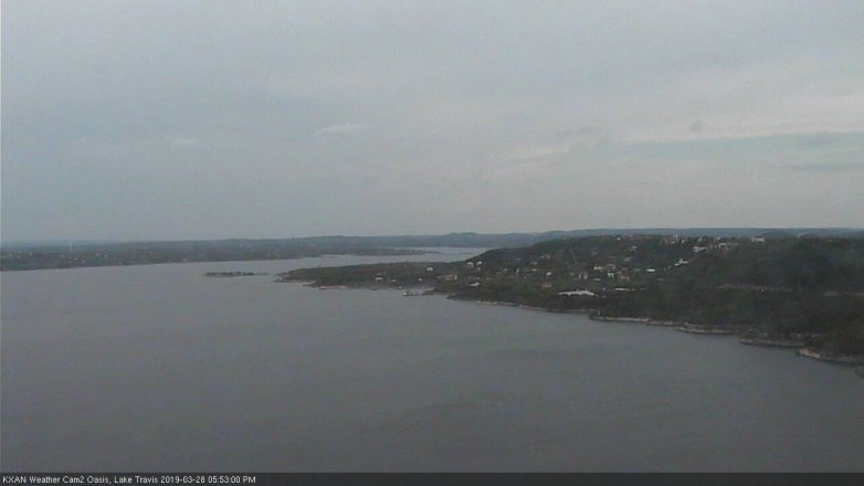 Lake Travis webcam, March 28, 2019 4:55 PM CT