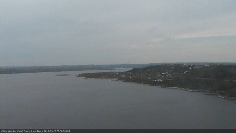 Lake Travis webcam, March 28, 2019 5:00 PM CT