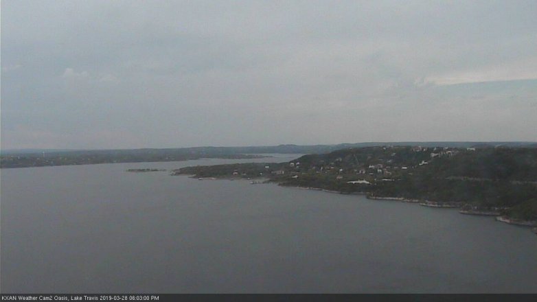 Lake Travis webcam, March 28, 2019 5:05 PM CT