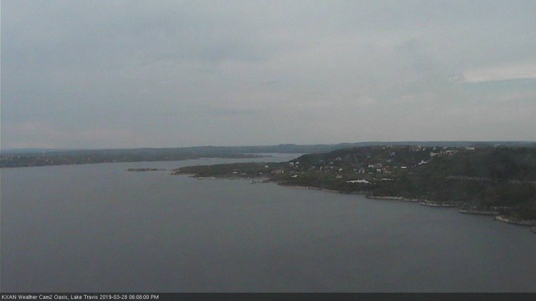 Lake Travis webcam, March 28, 2019 5:10 PM CT