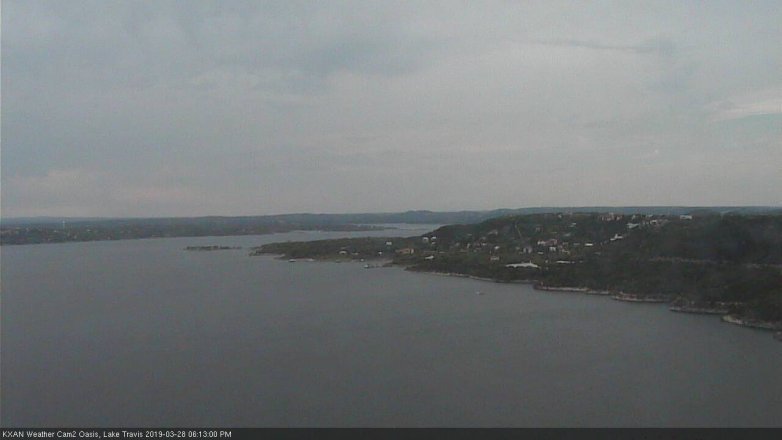 Lake Travis webcam, March 28, 2019 5:15 PM CT