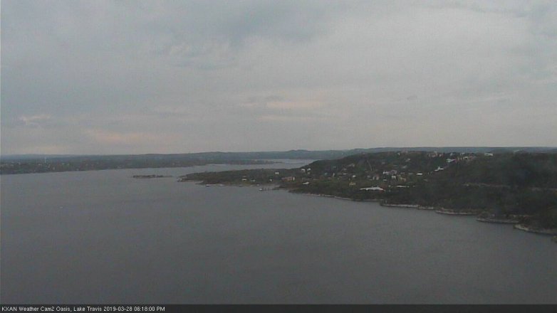 Lake Travis webcam, March 28, 2019 5:20 PM CT
