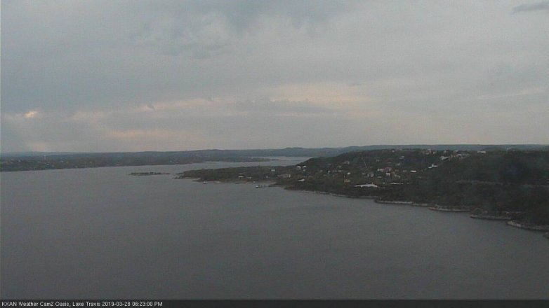 Lake Travis webcam, March 28, 2019 5:25 PM CT