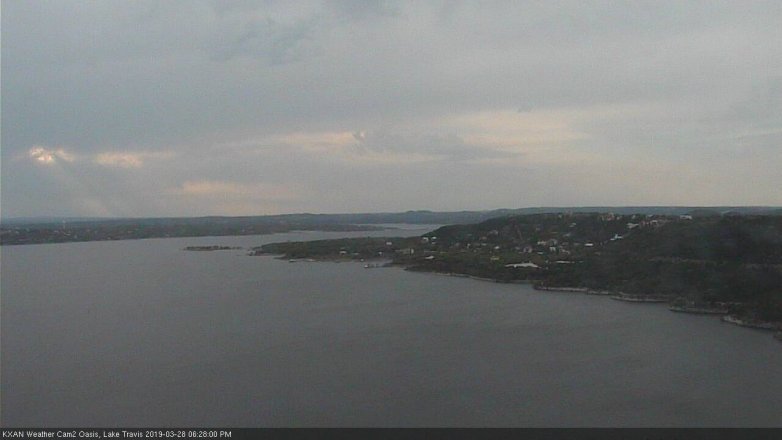 Lake Travis webcam, March 28, 2019 5:30 PM CT