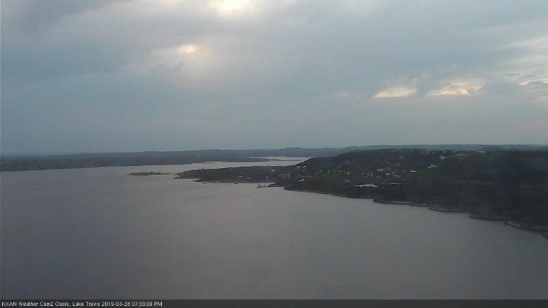 Lake Travis webcam, March 28, 2019 6:35 PM CT