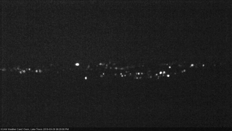 Lake Travis webcam, March 28, 2019 7:30 PM CT