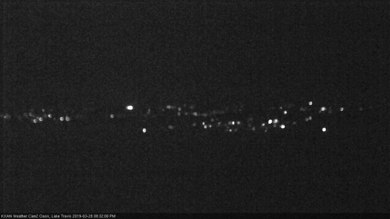 Lake Travis webcam, March 28, 2019 7:35 PM CT