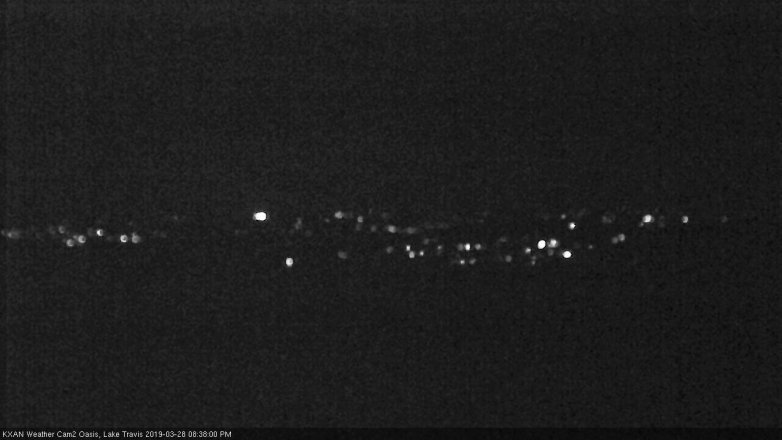Lake Travis webcam, March 28, 2019 7:40 PM CT