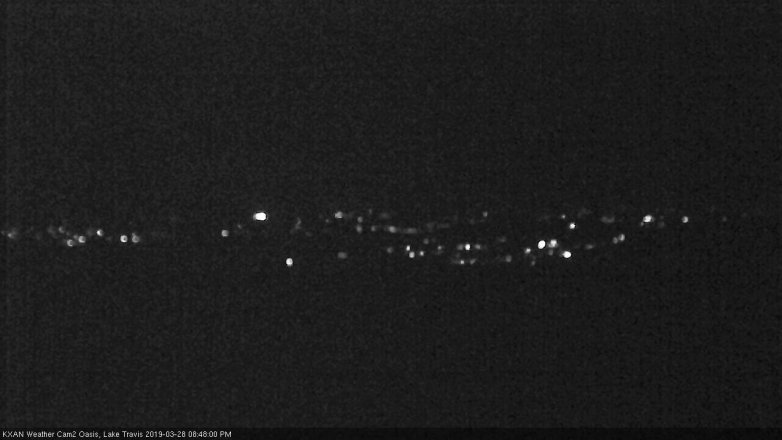 Lake Travis webcam, March 28, 2019 7:50 PM CT