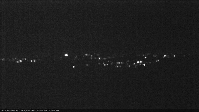 Lake Travis webcam, March 28, 2019 8:00 PM CT