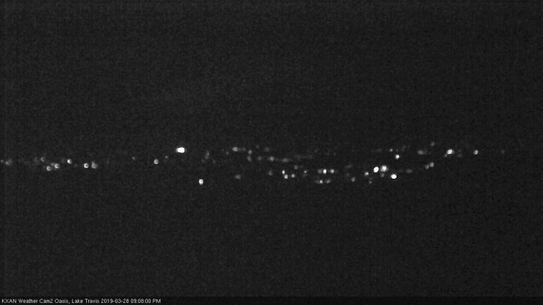 Lake Travis webcam, March 28, 2019 8:10 PM CT