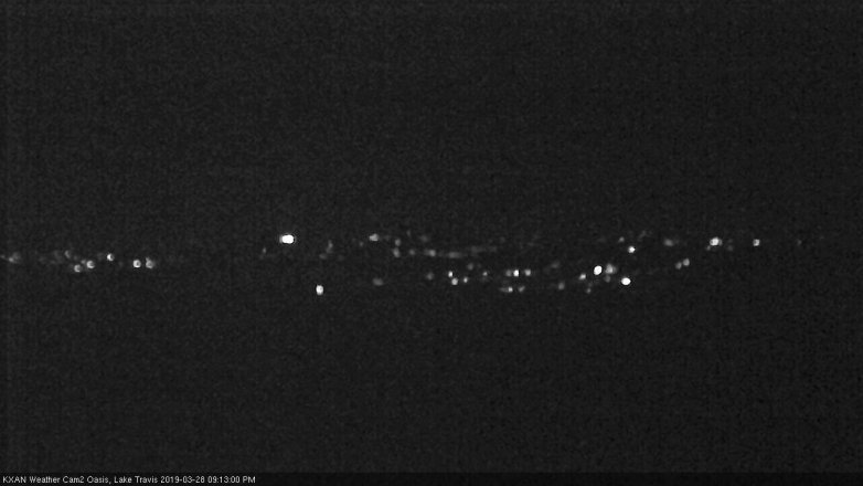 Lake Travis webcam, March 28, 2019 8:15 PM CT