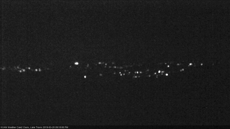 Lake Travis webcam, March 28, 2019 8:20 PM CT