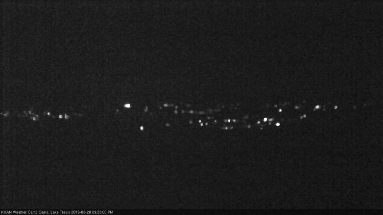 Lake Travis webcam, March 28, 2019 8:25 PM CT
