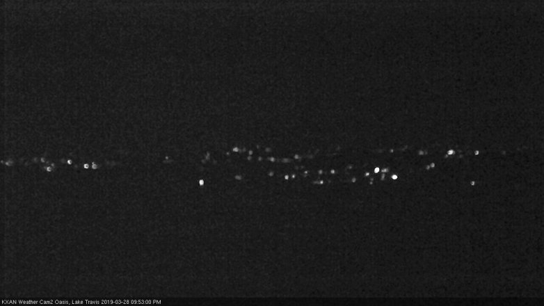 Lake Travis webcam, March 28, 2019 8:55 PM CT