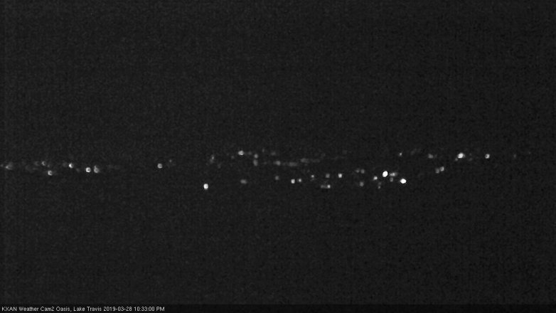 Lake Travis webcam, March 28, 2019 9:35 PM CT