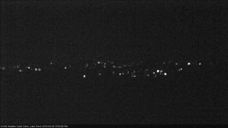 Lake Travis webcam, March 28, 2019 9:55 PM CT