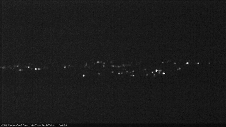 Lake Travis webcam, March 28, 2019 10:15 PM CT
