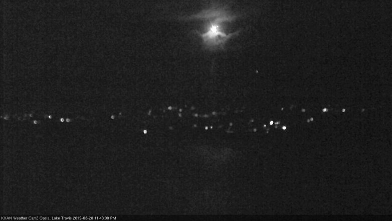 Lake Travis webcam, March 28, 2019 10:45 PM CT