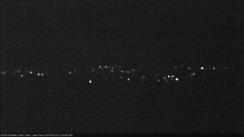 Lake Travis webcam, March 28, 2019 11:05 PM CT