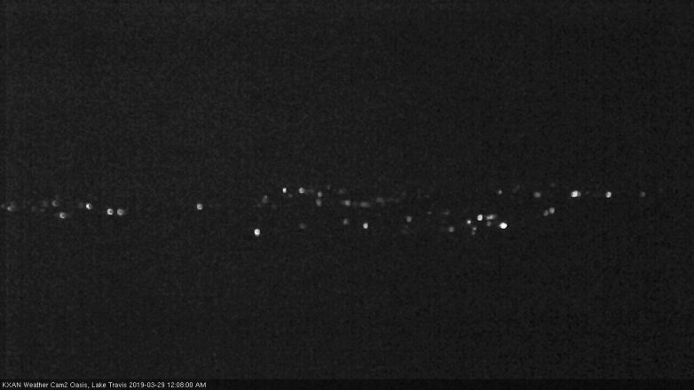 Lake Travis webcam, March 28, 2019 11:10 PM CT