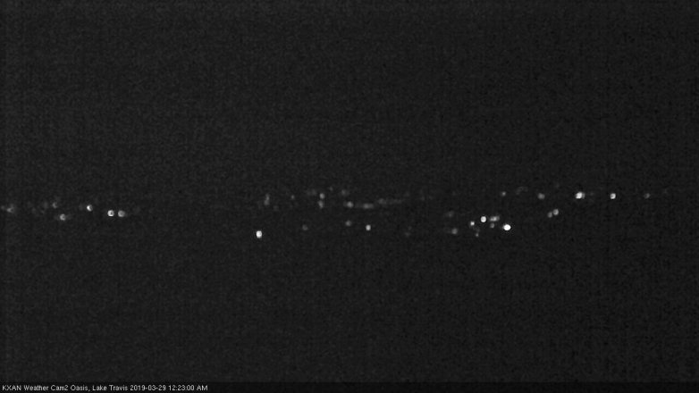 Lake Travis webcam, March 28, 2019 11:25 PM CT
