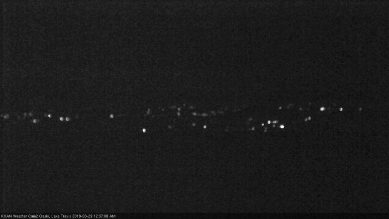 Lake Travis webcam, March 28, 2019 11:40 PM CT